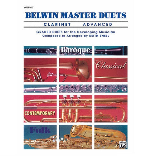 Belwin Master Duets Clarinet Vol. 1 Advanced
