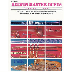 Belwin Master Duets Clarinet Vol. 2 Easy