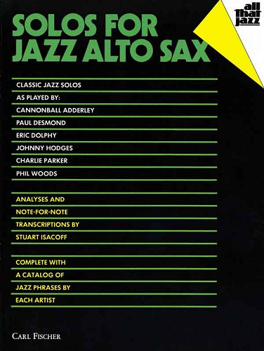 Solos For Jazz Tenor Saxophone