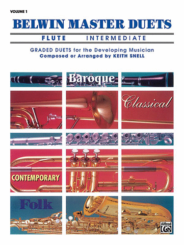 Belwin Master Duets Flute Vol. 1 Intermediate