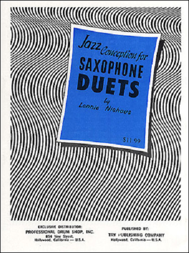 Jazz Conception for Saxophone Duets - By Lennie Niehaus