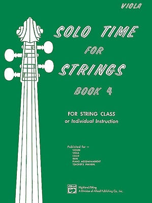 Solo Time for Strings: Viola, Book 4