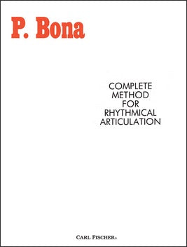 CARL FISCHER VOCAL BOOK - Complete Method For Rhythmical Articulation By: Pasquale Bona, Gustave Saenger