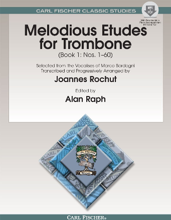 CARL FISCHER Melodious Etudes for Trombone, Book 1