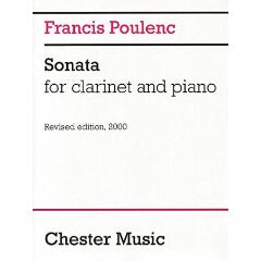 Francis Poulenc: Sonata For Clarinet And Piano