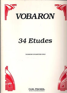 VOBARON BASSOON 34 ETUDES - CU182
