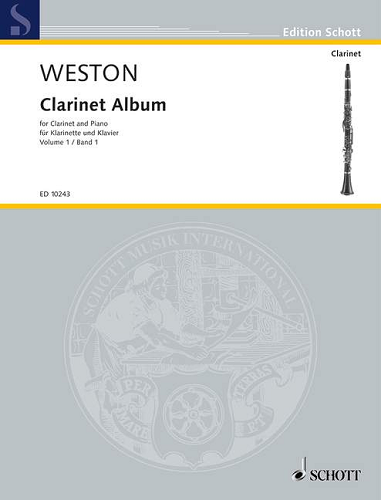 First Clarinet Album, Volume 1 for Clarinet & Piano by Pamela Weston
