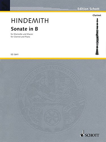 Sonata in B Flat for Clarinet and Piano by Hindemith