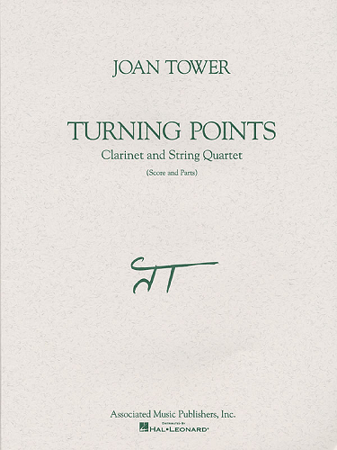 Turning Points by Joan Tower for Clarinet & String Quartet (Score & Parts)