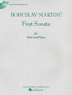 First Sonata for Flute & Piano by Bohuslav Martinu w/ CD of Piano Accompaniments