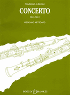 Concerto, Op. 7, No. 3 for Oboe and Keyboard by Tomaso Giovanni Albinoni