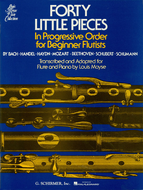 Forty Little Pieces for Flute & Piano Arr. Louis Moyse