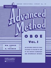 Load image into Gallery viewer, Rubank Advanced Method: Oboe Oboe, Volume 1 / HL04470410
