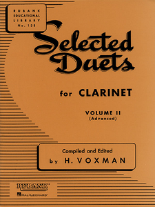 Rubank Selected Duets for Clarinet Vol. 1 or Vol. 2