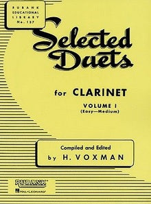 Rubank Selected Duets for Clarinet Vol. 1 or Vol. 2