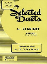 Load image into Gallery viewer, Rubank Selected Duets for Clarinet Vol. 1 or Vol. 2