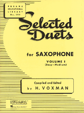 Load image into Gallery viewer, Rubank Selected Duets for Saxophone, VOL 1 or VOL  2