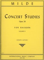 MILDE CONCERT STUDIES OPUS 26 FOR BASSOON VOL. II - 497