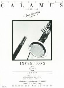 INVENTIONS VOL1 CLARINETTE