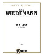 Forty-Five Etudes by L. Weidemann for OBOE - K04125