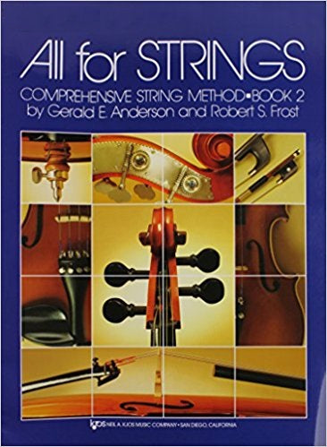 All for Strings Violin Book 2 - Kjos Publishing