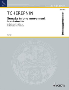 Sonata in One Movement for Clarinet and Piano by Alexander Tcherepin