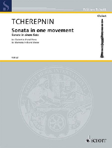 Sonata in One Movement for Clarinet and Piano by Alexander Tcherepin