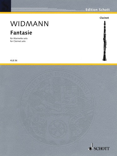 Fantasie for Clarinet Solo by Jorg Widmann