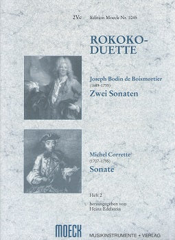 Moeck Book - Boismortier, J. B. (1689 - 1755)/ M. Corrette (1707 - 1795) Heinz Edelstein