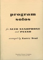 PROGRAM SOLOS FOR ALTO SAX  - 414-41065