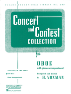Rubank Concert And Contest Collections OBOE: PIANO Accompaniment