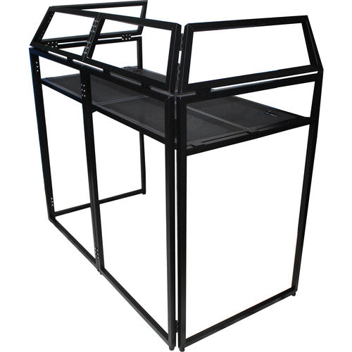 Pro X Foldable DJ Booth W/ Built-In Table