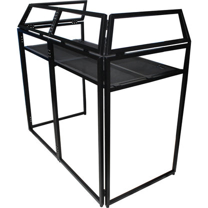 Pro X Foldable DJ Booth W/ Built-In Table