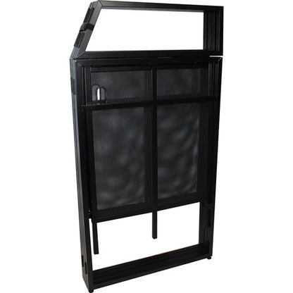 Pro X Foldable DJ Booth W/ Built-In Table