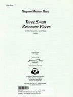 3 Small Resonant Pieces for Alto Sax & Piano by Gryc-Ps2132