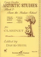 Cavallini Artistic Studies for Clarinet Book 3 - B390