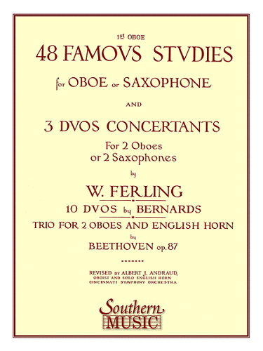 FERLING 48 FAMOUS STUDIES, 1ST OBOE & SAX - B103