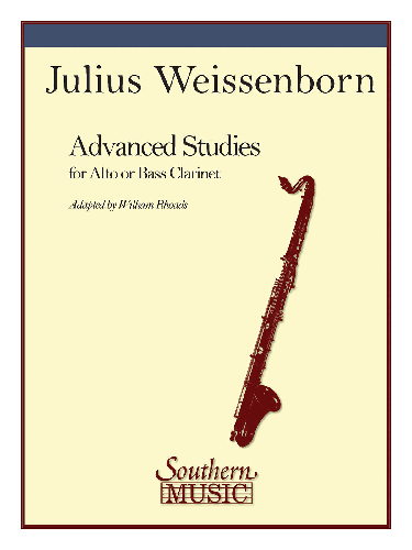 Advanced Studies for Alto or Bass Clarinet by Weissenborn Arr. Rhoads - HL03770370