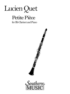 Petite Piece for Clarinet by L. Quet