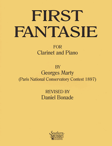 First Fantaisie (Fantasy) (Premier) for Clarinet by Georges Marty Arr. Daniel Bonade