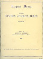 BOZZA 15 ETUDES JOURANLIERES FOR BASSOON - 524-03930