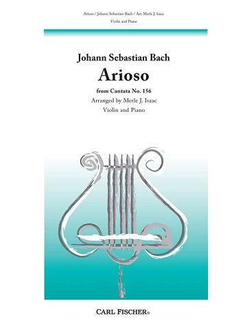Carl Fisher Book Bach Arioso From Cantata No. 156 -B2495