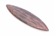 Pisoni Oboe Ebony Convex Wood Plaque - POPWC-D102