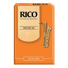 Rico by D'addario Baritone Saxophone Reeds Unfiled - 10 Per Box
