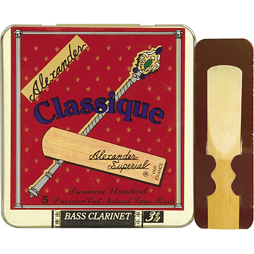 Alexander Classique Bass Clarinet Reeds - 5 Per Box