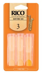 Rico by D'Addario Baritone Saxophone Reeds - 3 Pack