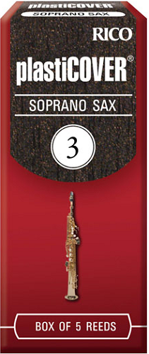 Plasticover by D'Addario Soprano Saxophone Reeds - 5 Per Box