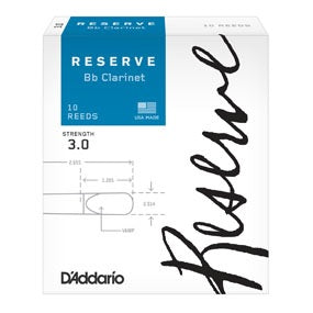 D'Addario Reserve Bb Clarinet Reeds - 10 Per Box