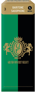 Rico Grand Concert Select Baritone Saxophone Reeds Filed - 5 Per Box