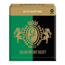 Load image into Gallery viewer, Rico Grand Concert Select Alto Saxophone Reeds Filed - 10 Per Box